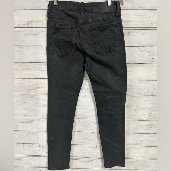 Aeropostale Super Skinny Black/Charcoal Distressed Jeans - Picture 3 of 6